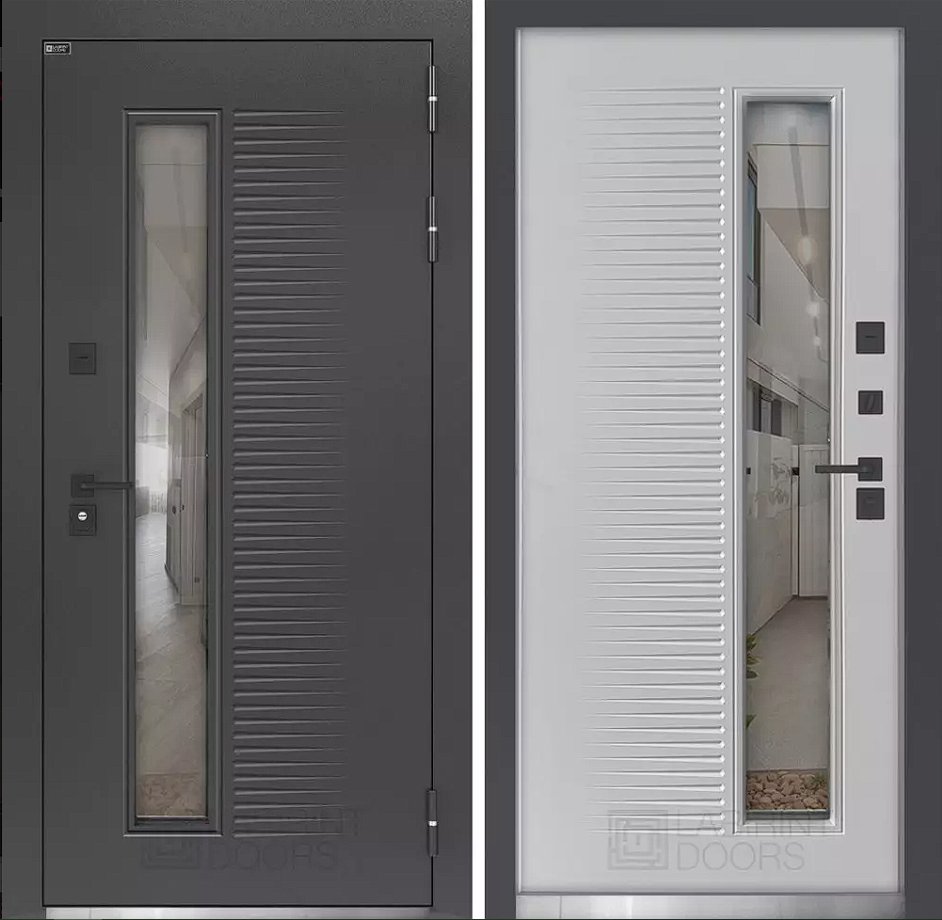 Дверь ФРОСТ со стеклопакетом DIS007413